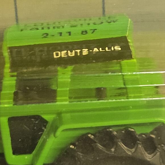 Vtg 1987 Scale models 1/64 scale Deutz-allis 6275 die-cast 4wd tractor sealed - Picture 4 of 10